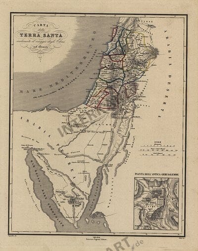 1867 - Carta della Terra Santa