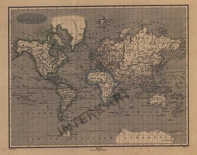 1867 - Planisfero (Replica)