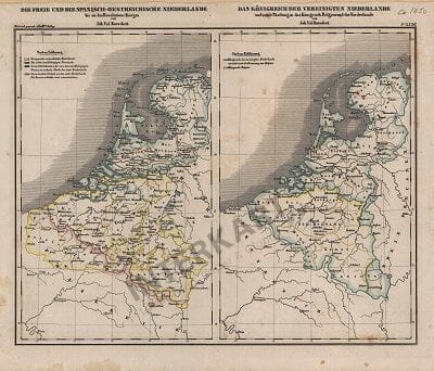 1850 - Die Freie und die Spanisch-Oesterreichische Niederlande