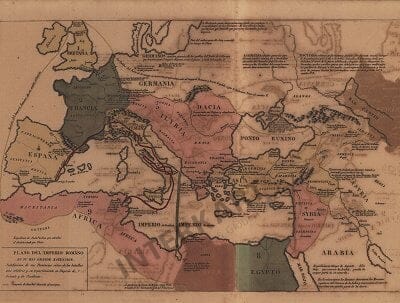 1826 - Plano del Impero Romano