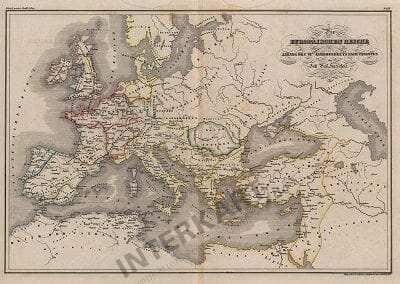 1850 - Europäischen Reiche Anfang des VI. Jahrhunderts