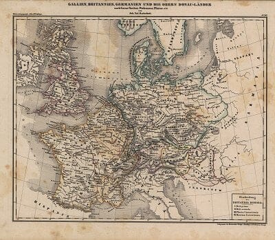 1850 - Gallien, Britannien, Germanien und die obern Donau-Länder
