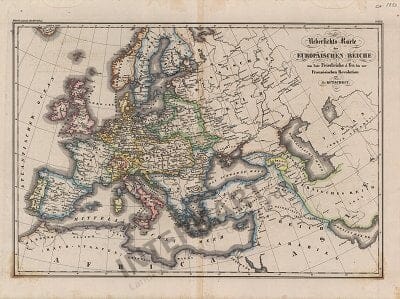 1850 - Europäische Reiche vom Tode Friedrichs d. Gr. bis zur Fr (Replikat)