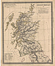 1834 - Map of Britania Antiqua (Replikat)