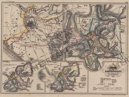 1850 - Rom und der Ager Romanus