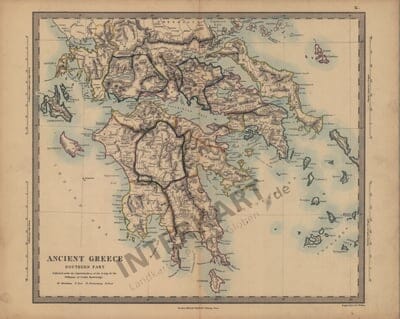 1872 - Greece Southern Part