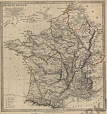 1831 - Ancient France or Gallia Transalpina