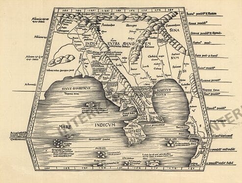 Ein Teil des Indischen Ozeans (Facsimile)