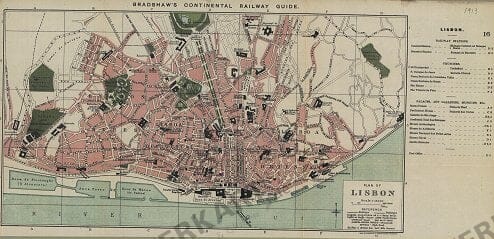 1913 - Plan of Lisbon (Replica)