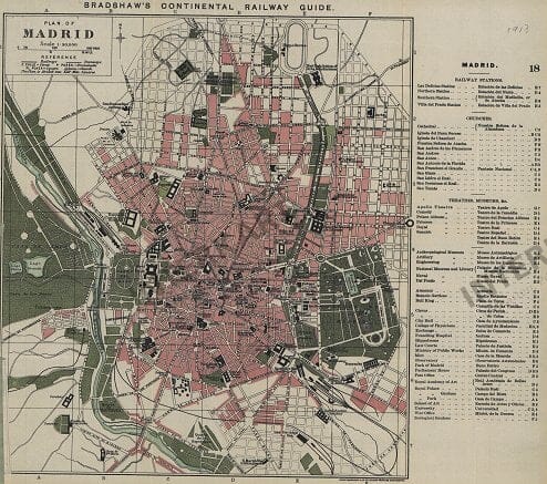 1913 - Plan of Madrid (Replica)
