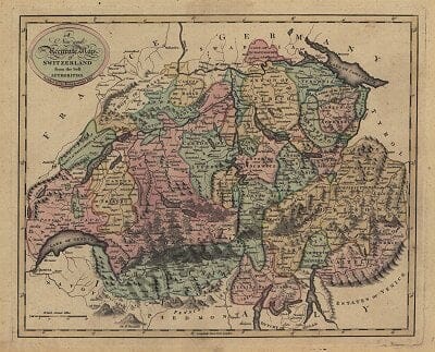 1801 - New and Accurate Map of Switzerland