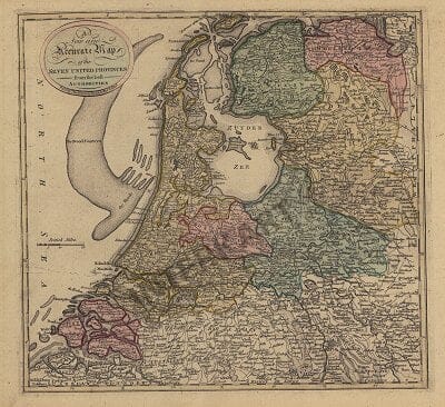 1801 - New and Accurate Map of the Seven United Provinces