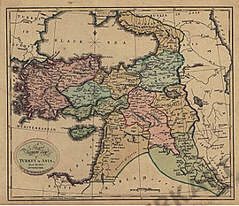 1801 - New and Accurate Map of Turkey in Asia