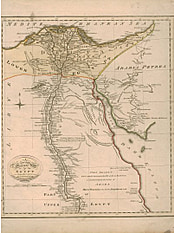 1801 - New and Accurate Map of Egypt (Replikat)