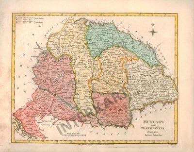 1794 - Hungary and Romania 33 x 27cm