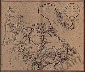 1801 - Britische Kolonien in Nord Amerika
