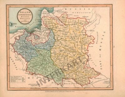 1801 - Poland (Replica) 31 x 25cm