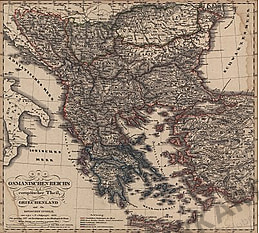 1845 - des Osmanischen Reichs europäischer Theil Griechenland (Replikat)