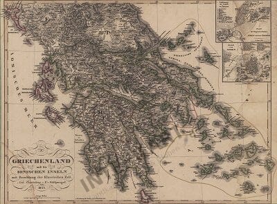1855 - Griechenland und die Ionischen Inseln mit Beachtung der k