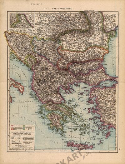 1881 - Balkanhalbinsel (Replica)