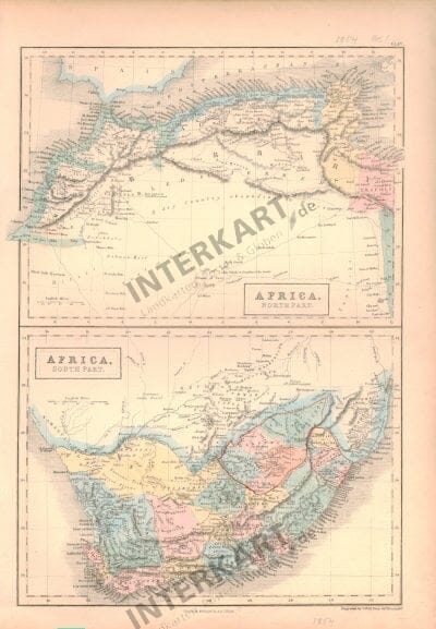 1854 - North and South Africa