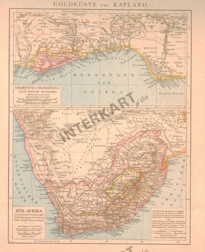 1881 - South Africa and Goldcoast (Replica)