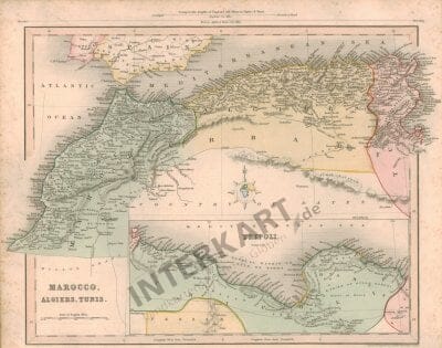 1839 - Marocco, Algiers, Tunis