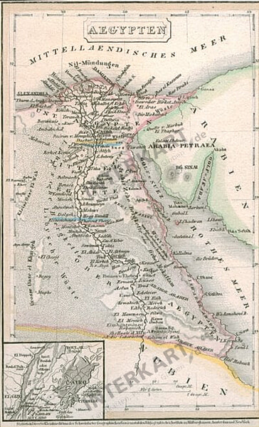 15 Agypten Alte Historische Karte