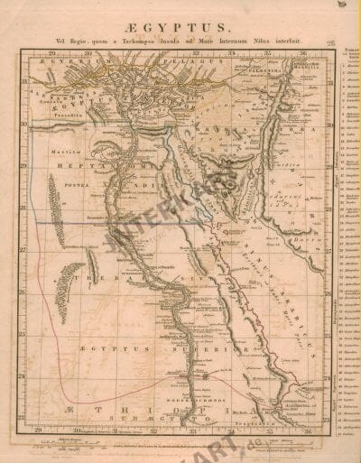 1828 - Egypt 27 x 35cm