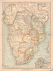 1890-1910 - Süd und Zentral Afrika (Replikat)