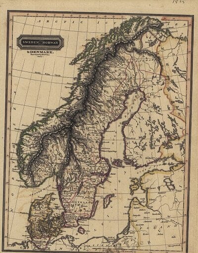 1825 - Sweden, Norway & Denmark