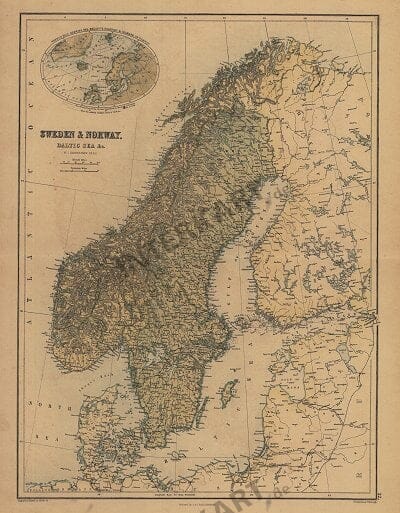 1865 - Sweden & Norway (Replica)