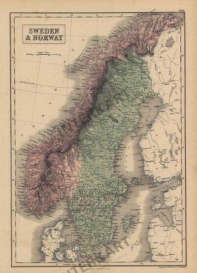 1854 - Sweden & Norway