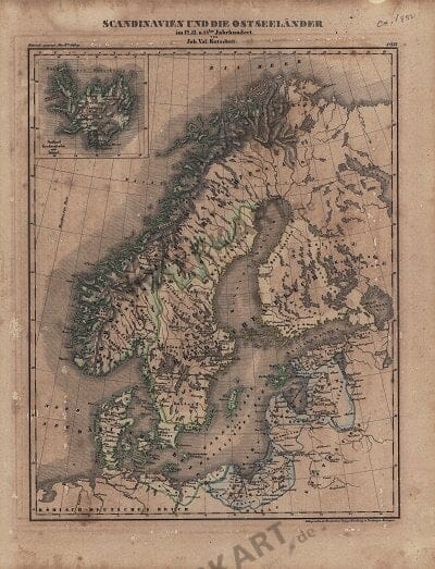 1850 - Scandinavien und die Ostseeländer im 12.13. und 14ten Jah