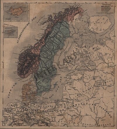 1855 - Dänemark, Schweden & Norwegen