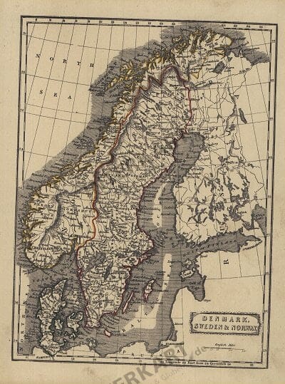 1858 - Denmark, Sweden & Norway