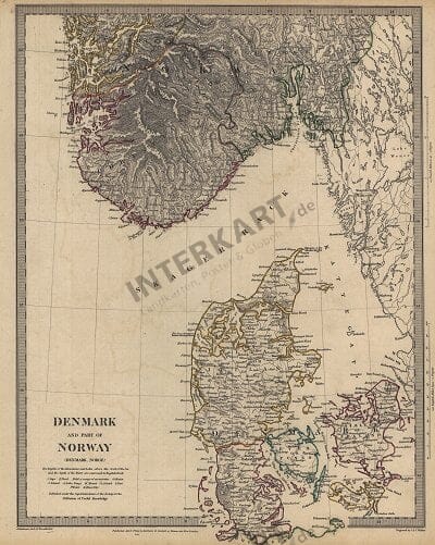 1826 - Denmark and Part of Norway