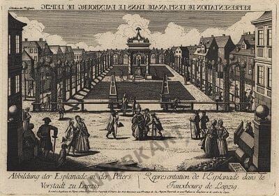 1760 - Leipzig 49 x 40cm