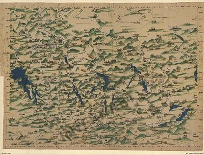 Switzerland 58 x 44cm