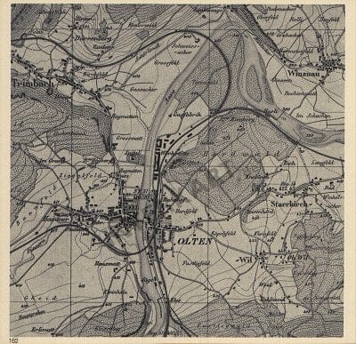 Switzerland Trimbach / Olten / Winznau 15 x 16cm