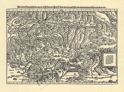 Switzerland 58 x 44cm