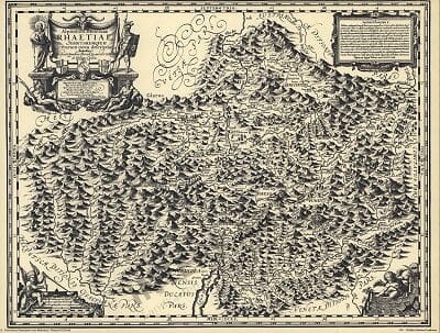 Alpinae feu foederate Rhaetiae (Replica)