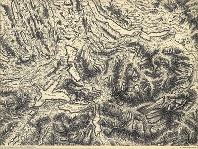 Switzerland 58 x 44cm