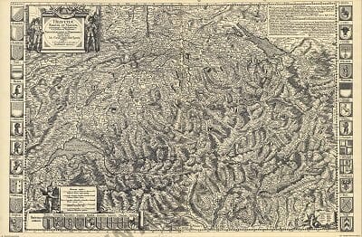 Helvetiae Rhaetiae et Valesiae (Replica)