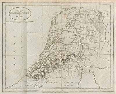 1783 - Niederlande (Replikat) 34 x 26cm