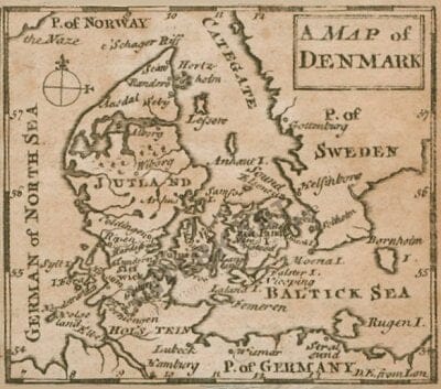 1744 - Denmark (Replica) 8 x 7cm