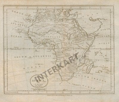 1782 - Africa 34 x 26cm