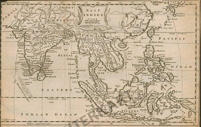 1797 - Ostindien (Replikat) 29 x 20cm