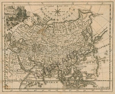 1761 - Asien 19 x 17cm