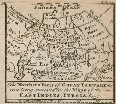 1744 - Ostindien, Persien 9 x 8cm